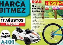 DOLU 12 V KUMANDALI AKÜLÜ ARABA DOLU 12 V KUMANDALI AKÜLÜ ARABA